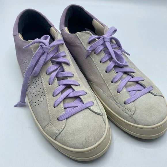 P448 Shoes - P448  You Can Surf Later Shoes Sneakers For Women Made In Italy Suede Purple 40